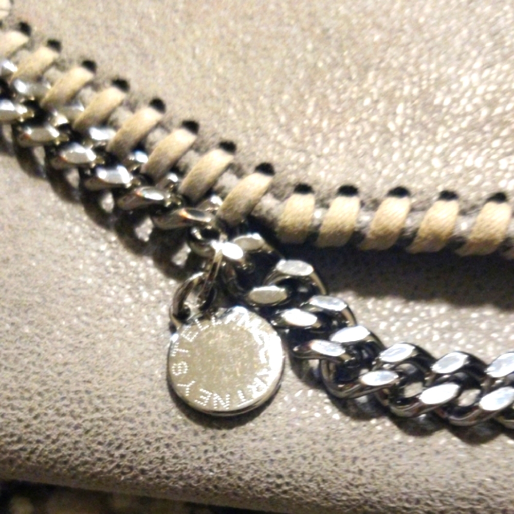 Stella McCartney Gray Chained Falabella Long Wallet - Picture 8 of 11